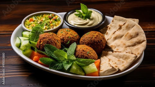 Tempting Falafel dish