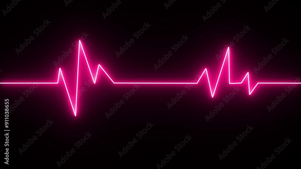 neon-COLOUR heart and heartbeat lines. Amazing cool multicolored abstract background with a neon heartbeat display screen for medical research and a bright wave signal neon-COLOUR heart and heartbeat lines. Amazing cool multicolored abstract background with a neon heartbeat display screen for medical research and a bright wave signal