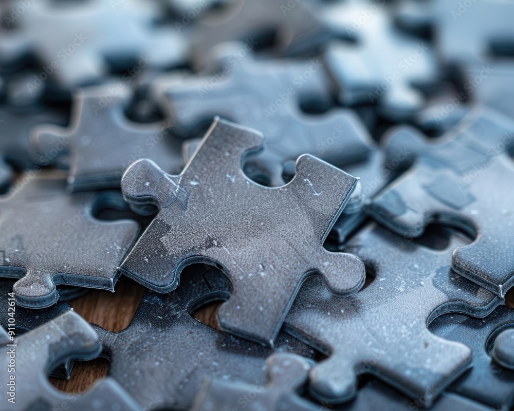 Puzzle pieces coming together, symbolizing teamwork and unity, creating a cohesive and powerful image Puzzle pieces coming together, symbolizing teamwork and unity, creating a cohesive and powerful image