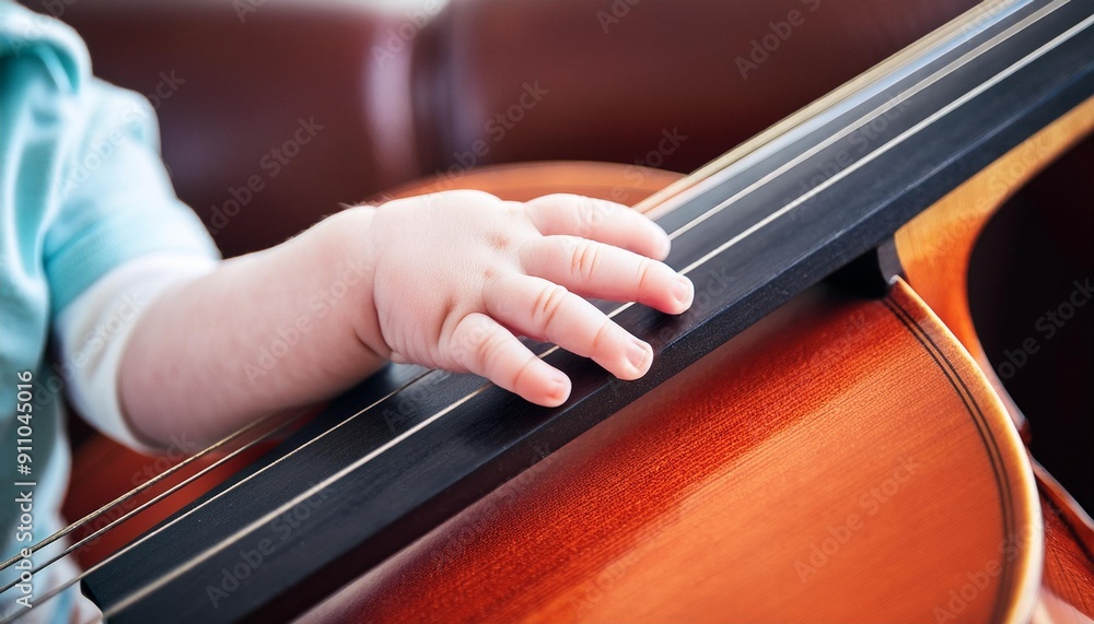 Baby playing on Cello
Infant playing an instrument. Baby playing on Cello
Infant playing an instrument.