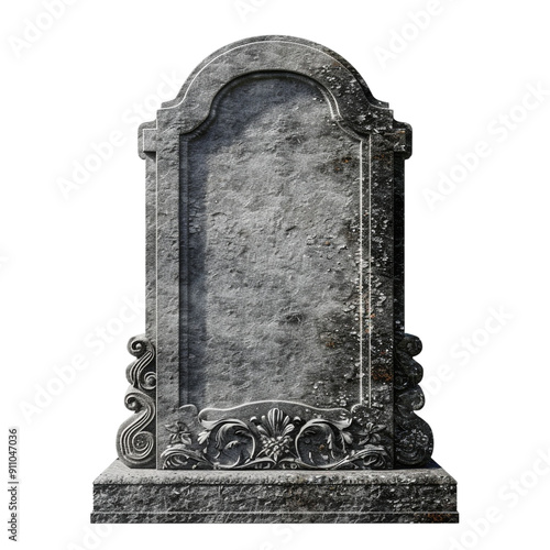 Blank tombstone for mockup clip art