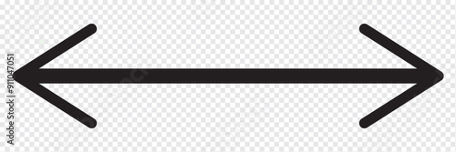 Double arrow icon set . two side arrows icon vector. Double arrow icon transparent background . EPS 10.