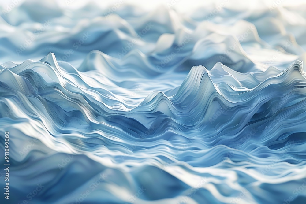Calm blue ocean waves with a serene surface. Calm blue ocean waves with a serene surface.