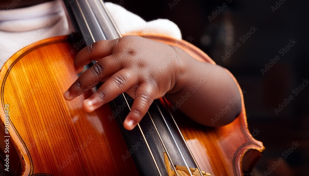 Baby playing on Violin Strings
Infant playing an instrument. Baby playing on Violin Strings
Infant playing an instrument.