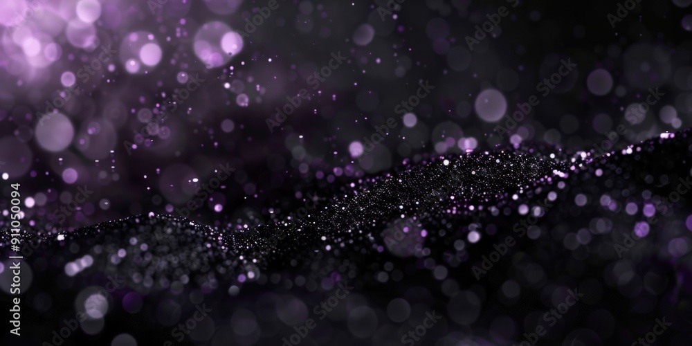 Abstract Purple Glitter and Bokeh Background Abstract Purple Glitter and Bokeh Background