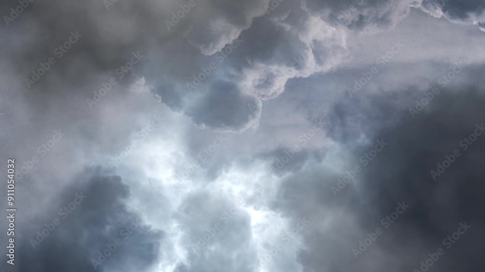 Strong thunder storm in dark sky ultras HD Strong thunder storm in dark sky ultras HD