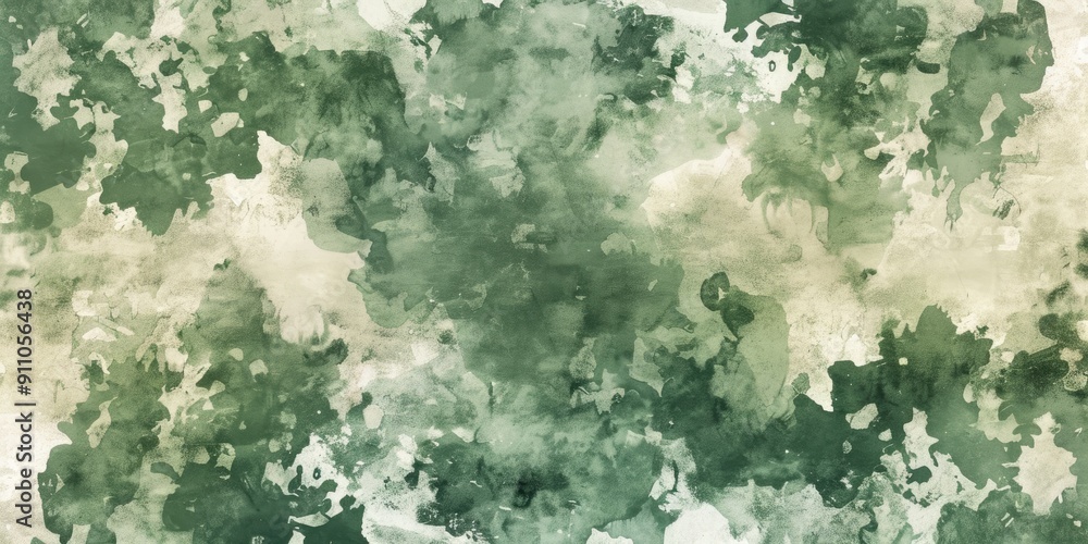 Stylish Green Camouflage Pattern Stylish Green Camouflage Pattern