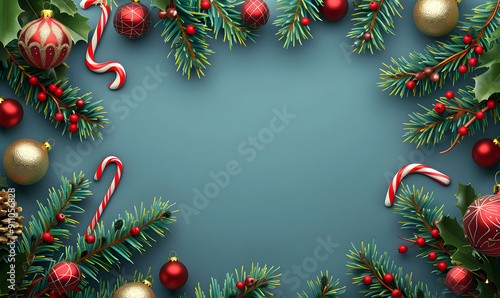 meery christmas day gift and ornament background for happy merry christmas