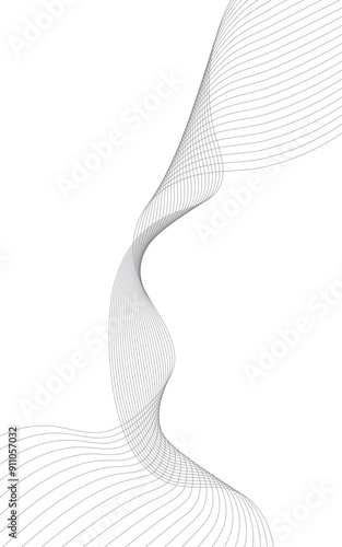 Vector abstract vector wave background wavy lines vector illustration