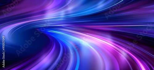 Abstract Purple and Blue Swirling Background