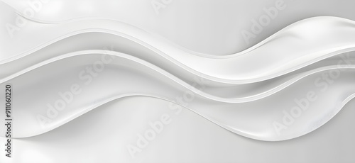 Abstract White Wave Background