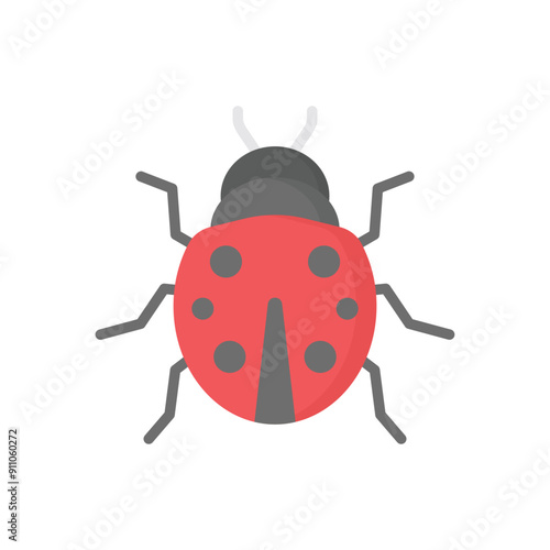 Lady Bug vector icon