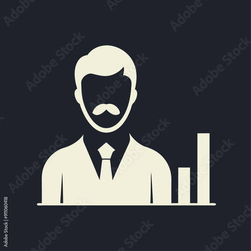 Business analysis, social media marketing , Advertising Campaign, Customer Journey with man icon vector artwork illustration design