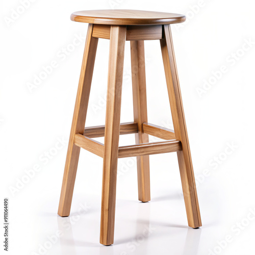 wooden chair isolated on white, wooden, furniture, stool, seat, object, ladder, old, isolated, easel, brown, home, sit, empty, bar, vintage, design, style