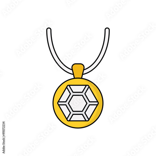 Necklace vector icon