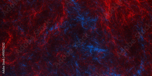 Dark multicolor galaxy abstract night sky space watercolor dark nebula universe background. Dark red andnavy blue and nebula universe. Cosmic neon light blue watercolor background aquarelle deep black