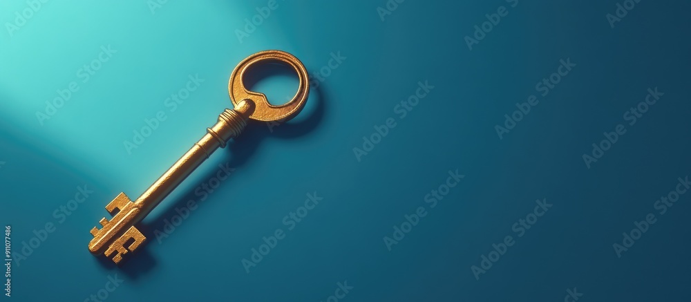 3D illustration of an escape key against a blue backdrop 3D illustration of an escape key against a blue backdrop