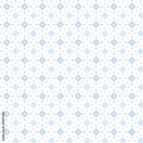 Pastels Textured Fair Isle Seamless Pattern Design