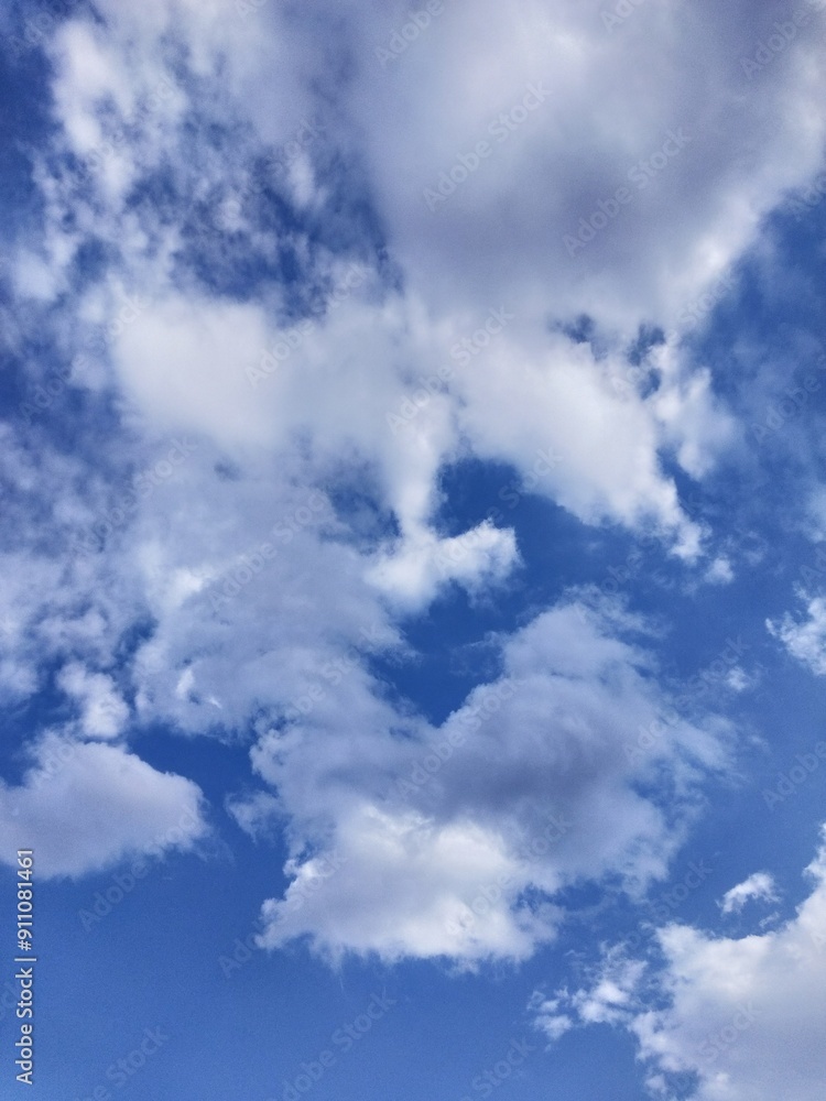 Obraz premium blue sky with clouds