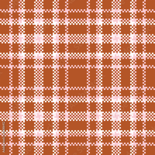 Plaid Pattern Seamless. Checker Pattern Template for Design Ornament. Seamless Fabric Texture.