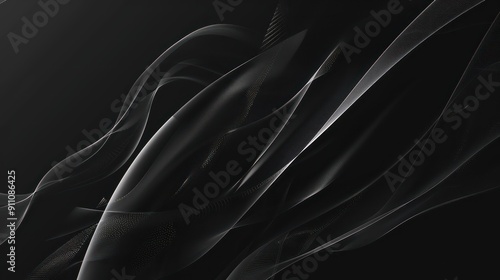 Dark elegance stripes waves pattern background