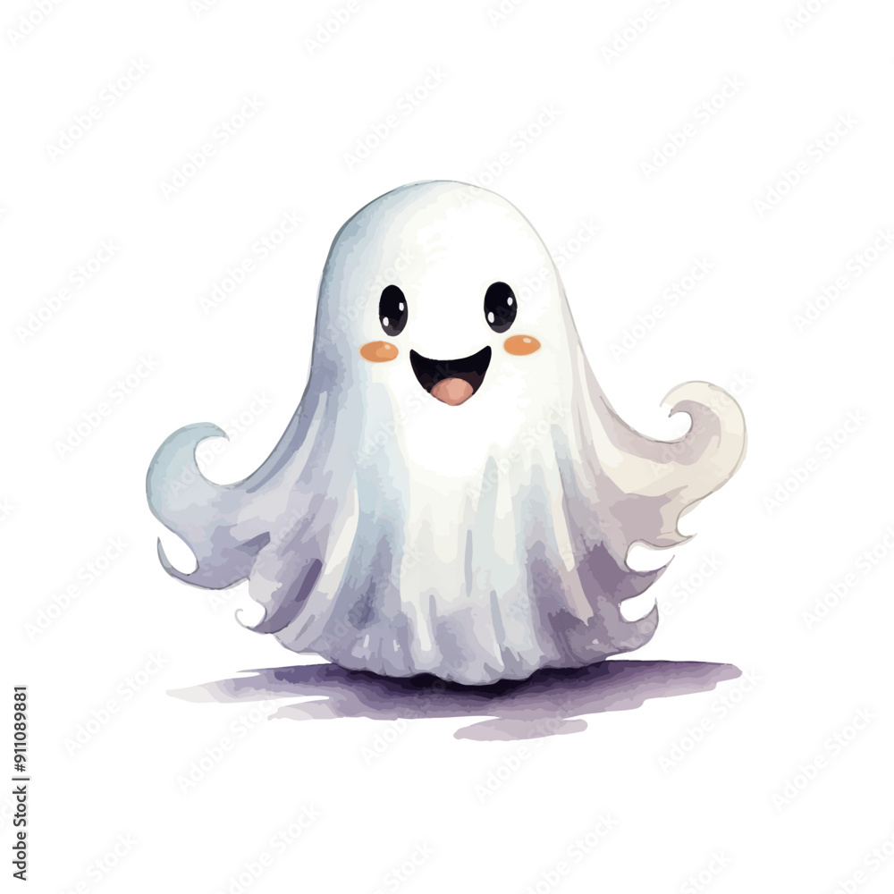 A playful and cute animated ghost character, radiating joy and humor in a colorful and whimsical style. A playful and cute animated ghost character, radiating joy and humor in a colorful and whimsical style.