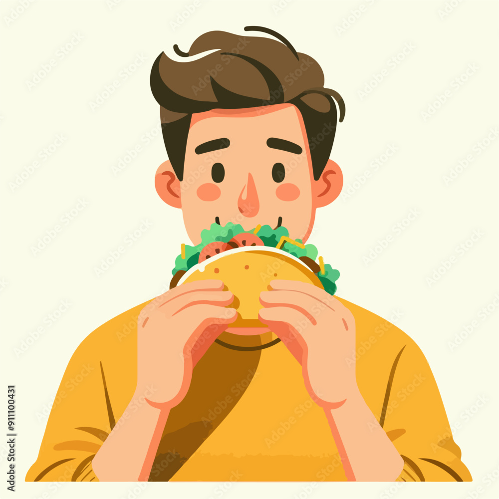 young people who are enthusiastic about Mexican food young people who are enthusiastic about Mexican food