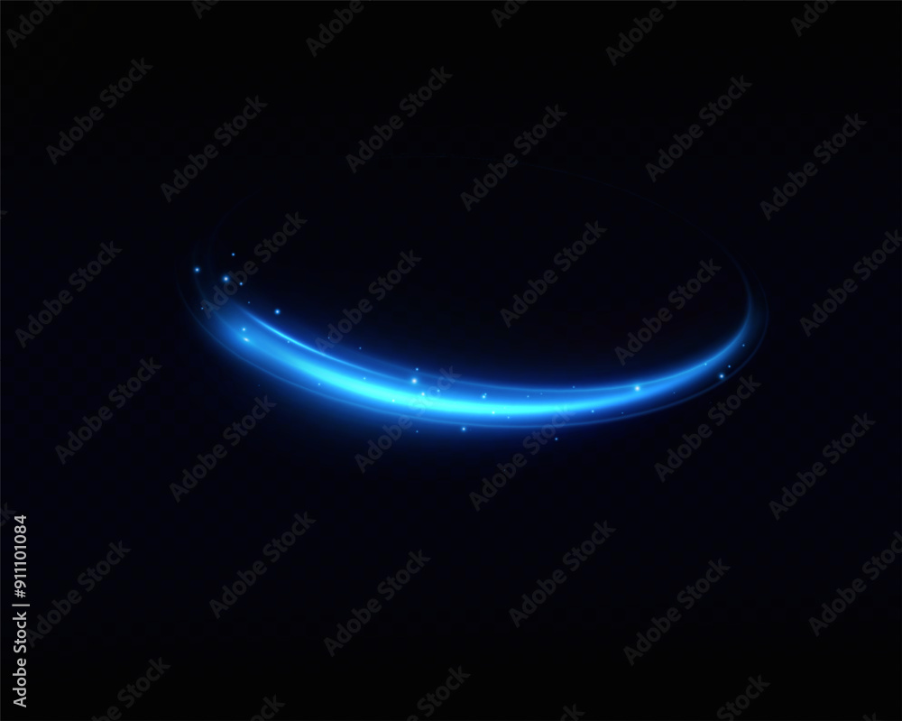 Abstract light lines of speed movement, blue colors.Neon glowing curves.Abstract motion.Neon lines of blue speed. Dynamic traces. Abstract light lines of speed movement, blue colors.Neon glowing curves.Abstract motion.Neon lines of blue speed. Dynamic traces.