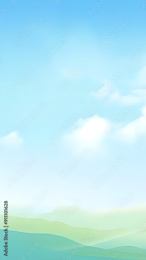 Obraz premium background with blue sky