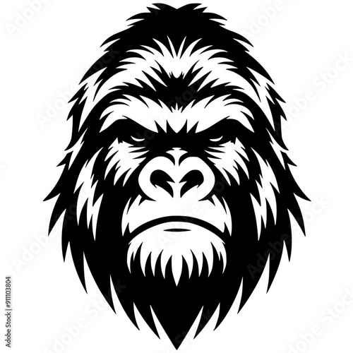 Kingkong portrait silhouette