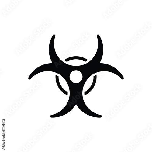 Biohazard  vector icon