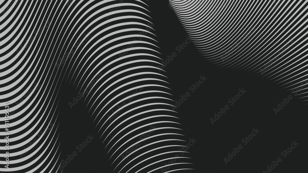 Black curve stripes lines abstract background for backdrop or presentation Black curve stripes lines abstract background for backdrop or presentation