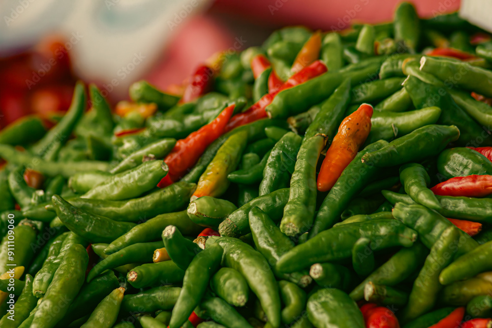 spicy hot red and green pepper spicy hot red and green pepper