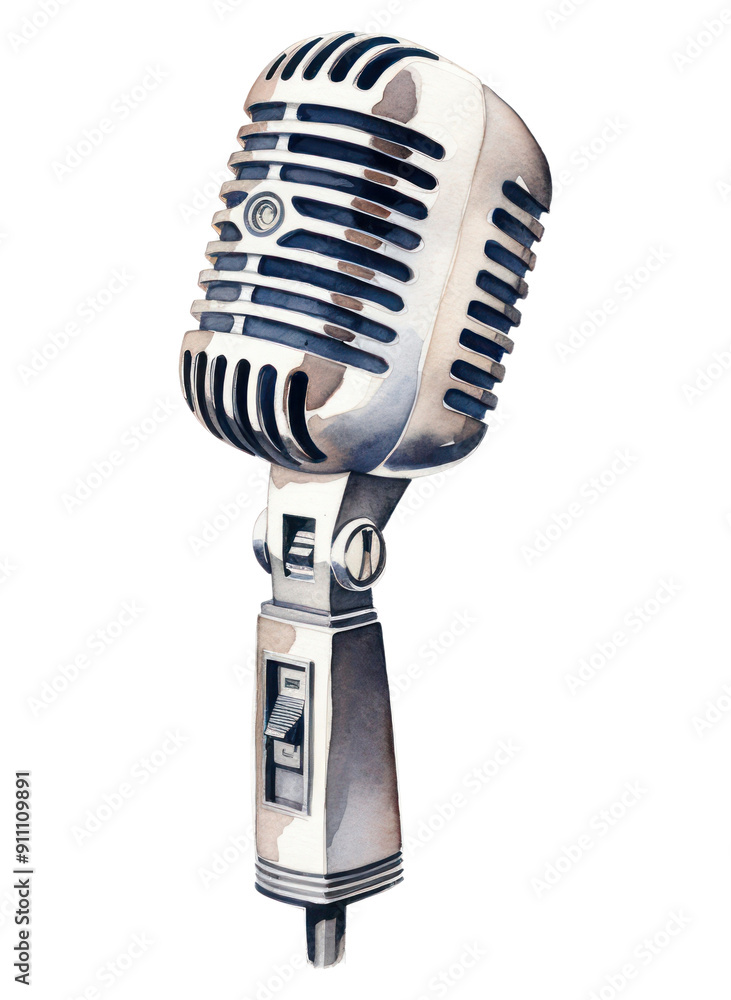 Fototapeta premium PNG Microphone performance technology appliance.