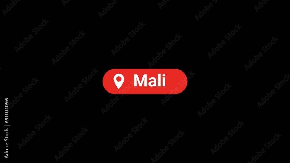 Mali Location Title Animation Mali Location Title Animation