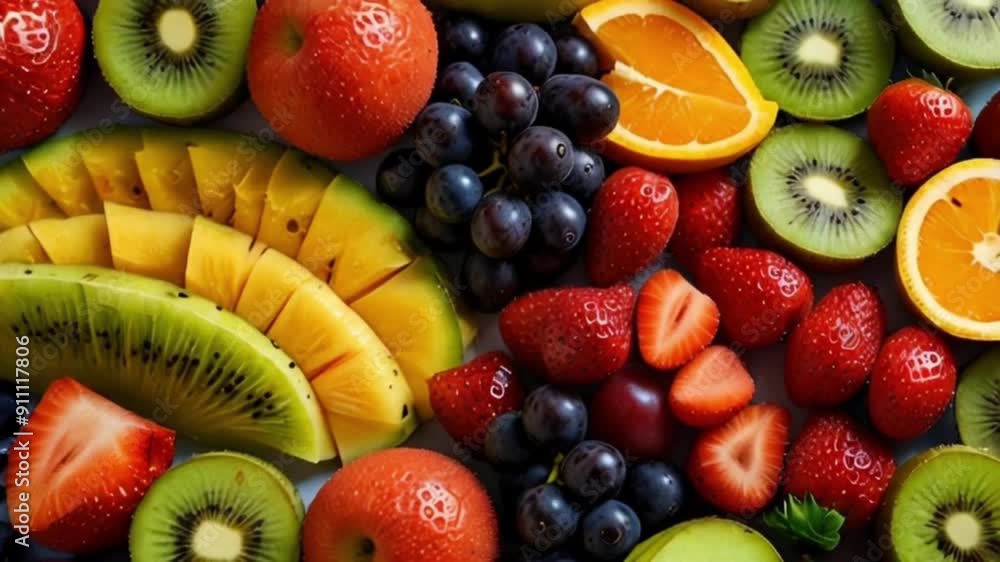 fresh fruits on the table fresh fruits on the table