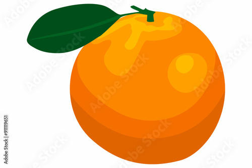 A Fresh Orange Fruit