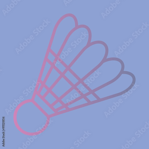 Badminton Racket Icon Design