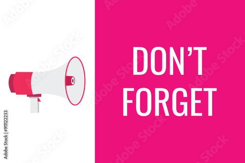 don’t forget button, banner, label, template for website. don’t forget text with colorful megaphone icon
