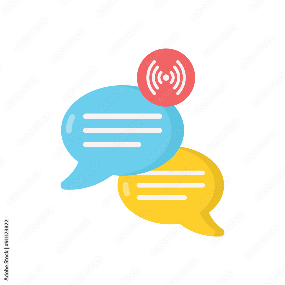 Live Chat vector icon