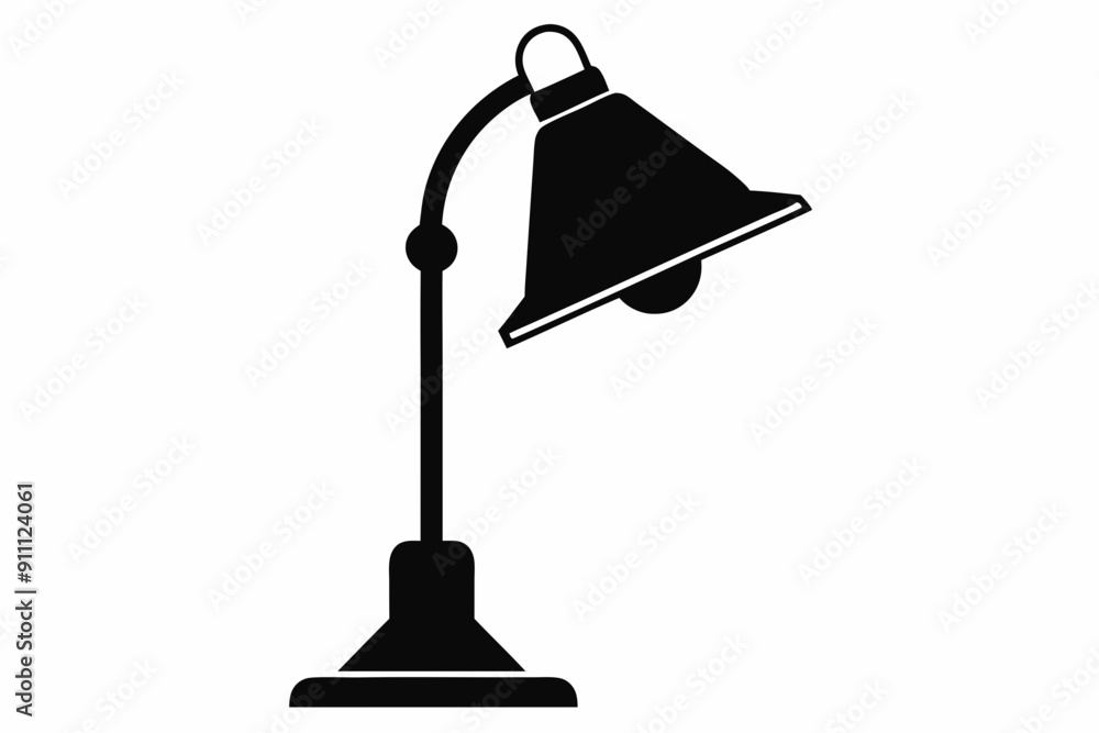 silhouette of floor lamp vector illustration silhouette of floor lamp vector illustration