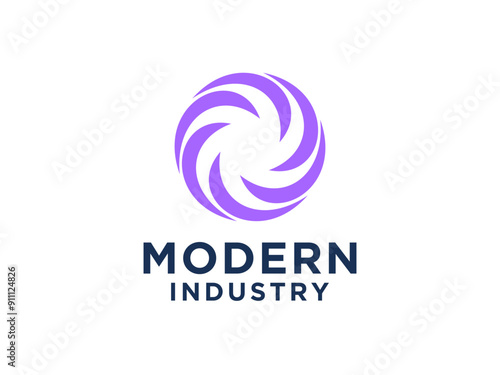 Abstract Initial Letter O Logo. Circle Shape Infinity Style isolated on White Background. Usable for Business and Branding Logos.