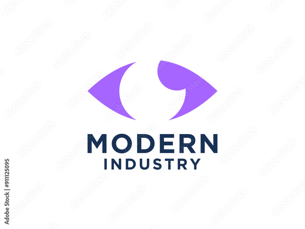 Abstract Eye Logo. Eye in Arrow Style included Eyeball inside isolated on White Background. Usable for Business and Technology Logos. Abstract Eye Logo. Eye in Arrow Style included Eyeball inside isolated on White Background. Usable for Business and Technology Logos.