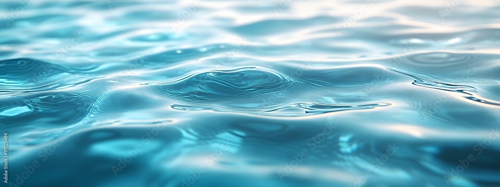 Tranquil Waters. Serene blue ripples backdrop Tranquil Waters. Serene blue ripples backdrop