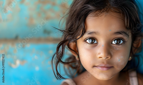 unicef day background with children photo