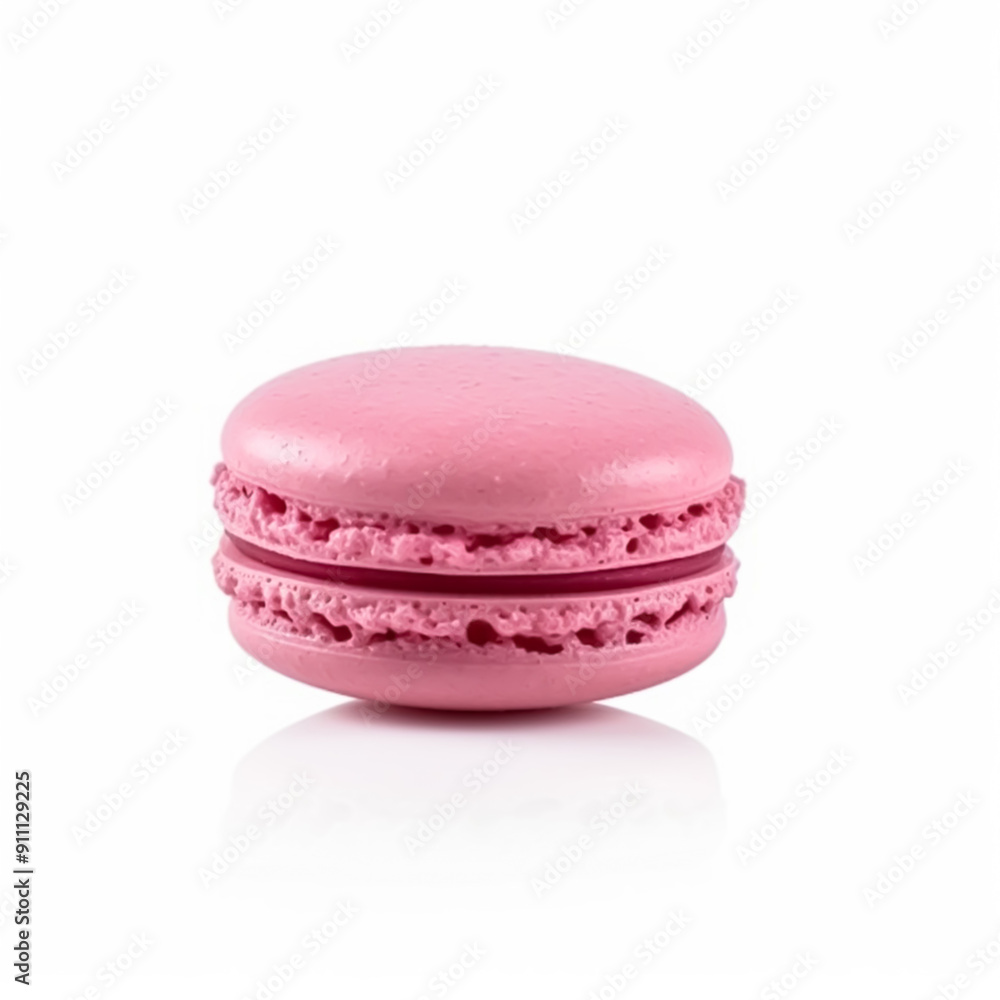 Macaron macaroon isolated on white background, cream pastel chic cafe dessert, sweet food and holiday cake for luxury confectionery, post-processed, generative ai Macaron macaroon isolated on white background, cream pastel chic cafe dessert, sweet food and holiday cake for luxury confectionery, post-processed, generative ai