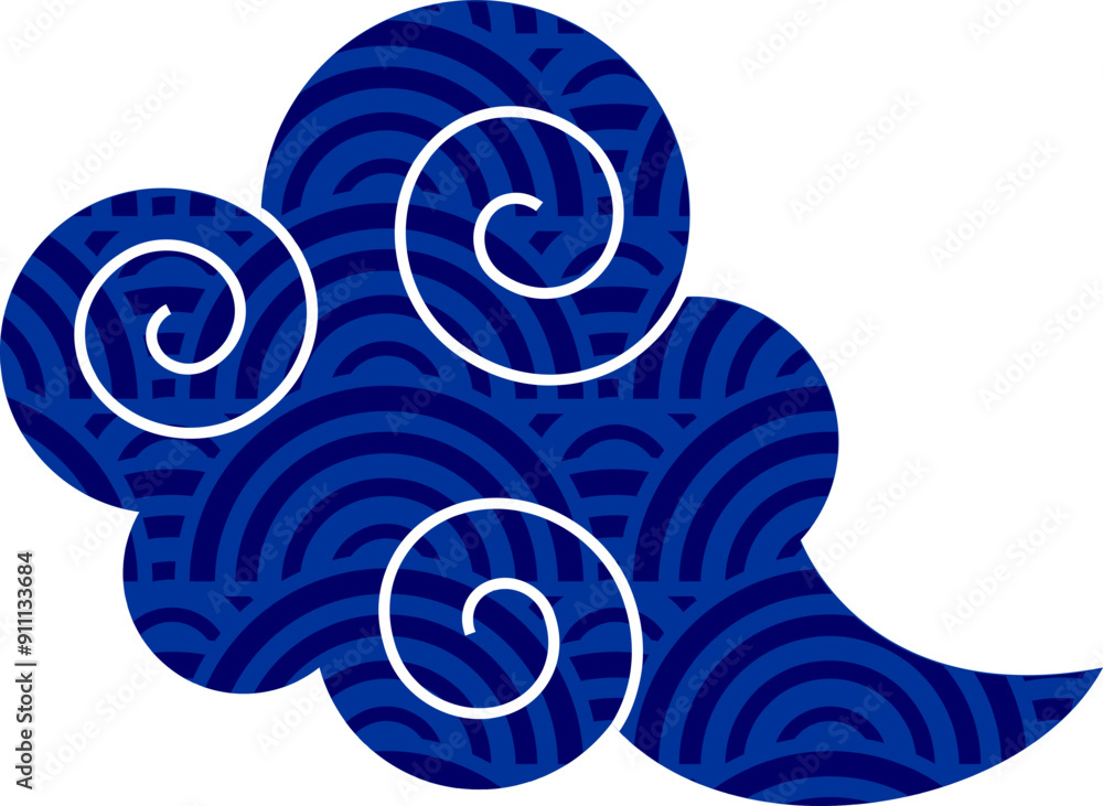 Japanesse Cloud Shape Japanesse Cloud Shape