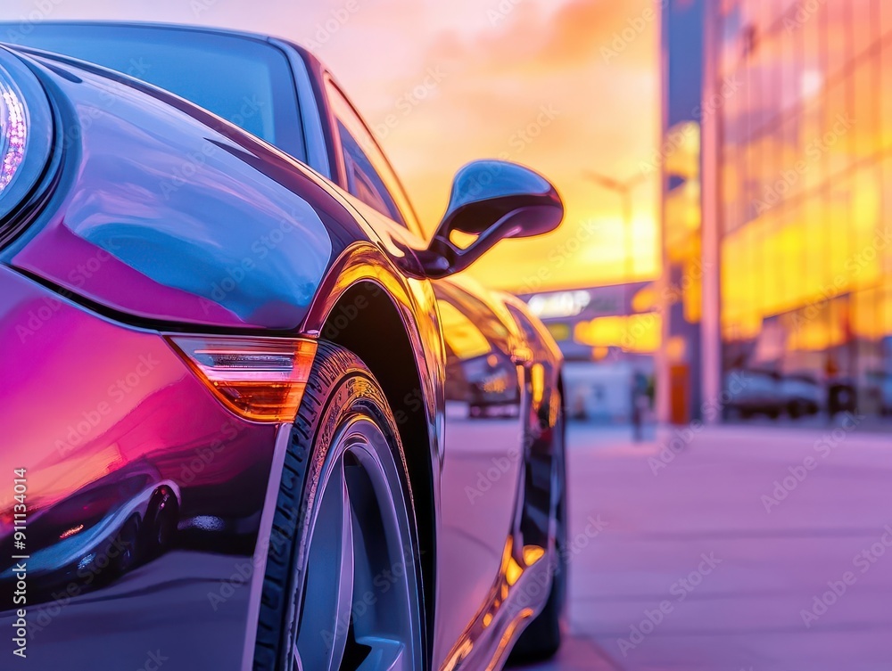 Car rental, vibrant colors, dynamic scenes, urban setting, modern Car rental, vibrant colors, dynamic scenes, urban setting, modern