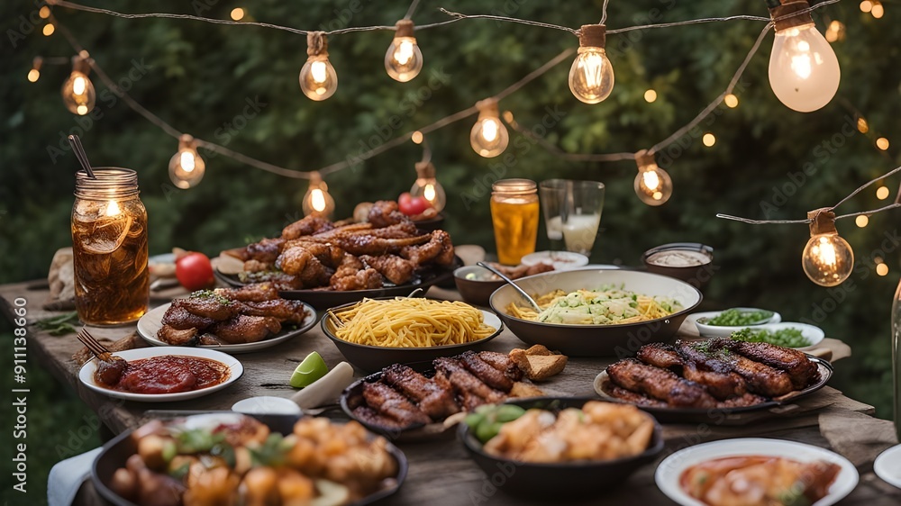 Delicious BBQ dishes Delicious BBQ dishes