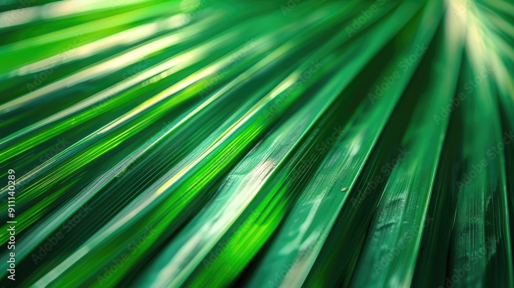 Close up view of a palm leaf Close up view of a palm leaf